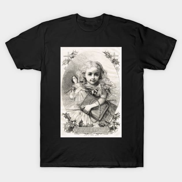 Victorian Child Christmas Presents 1862 T-Shirt by artfromthepast